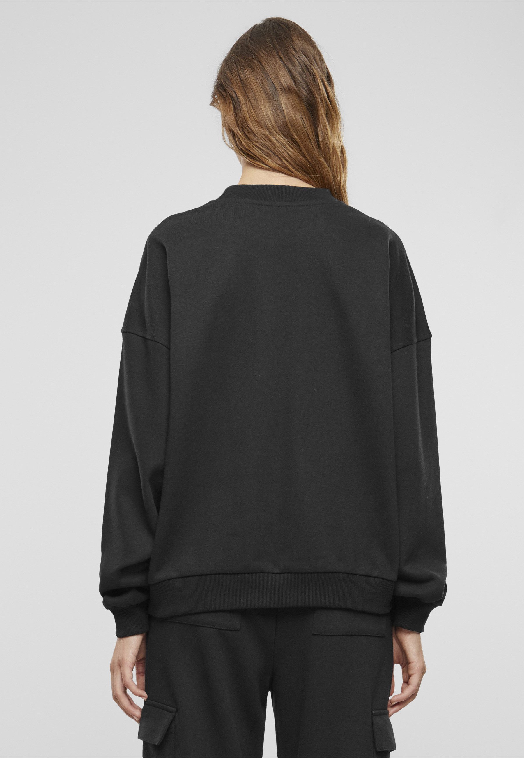 URBAN CLASSICS Sweater Urban Classics Damen Ladies Oversized Light Terry Crewneck