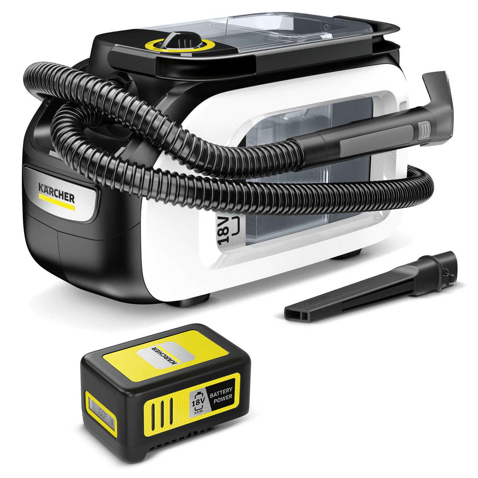 KÄRCHER Bodenstaubsauger 3-18 Battery Set Compact, 184 W, SE 3-18 Battery Set Compact Waschsauger