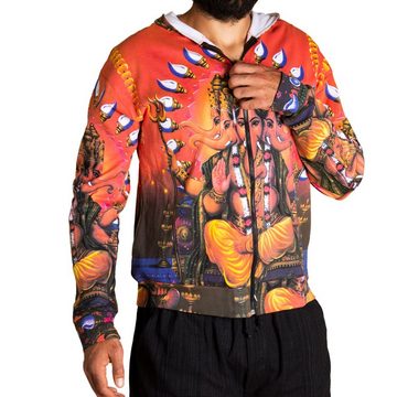 PANASIAM Wolljacke Kapuzenjacke "Ganesha"