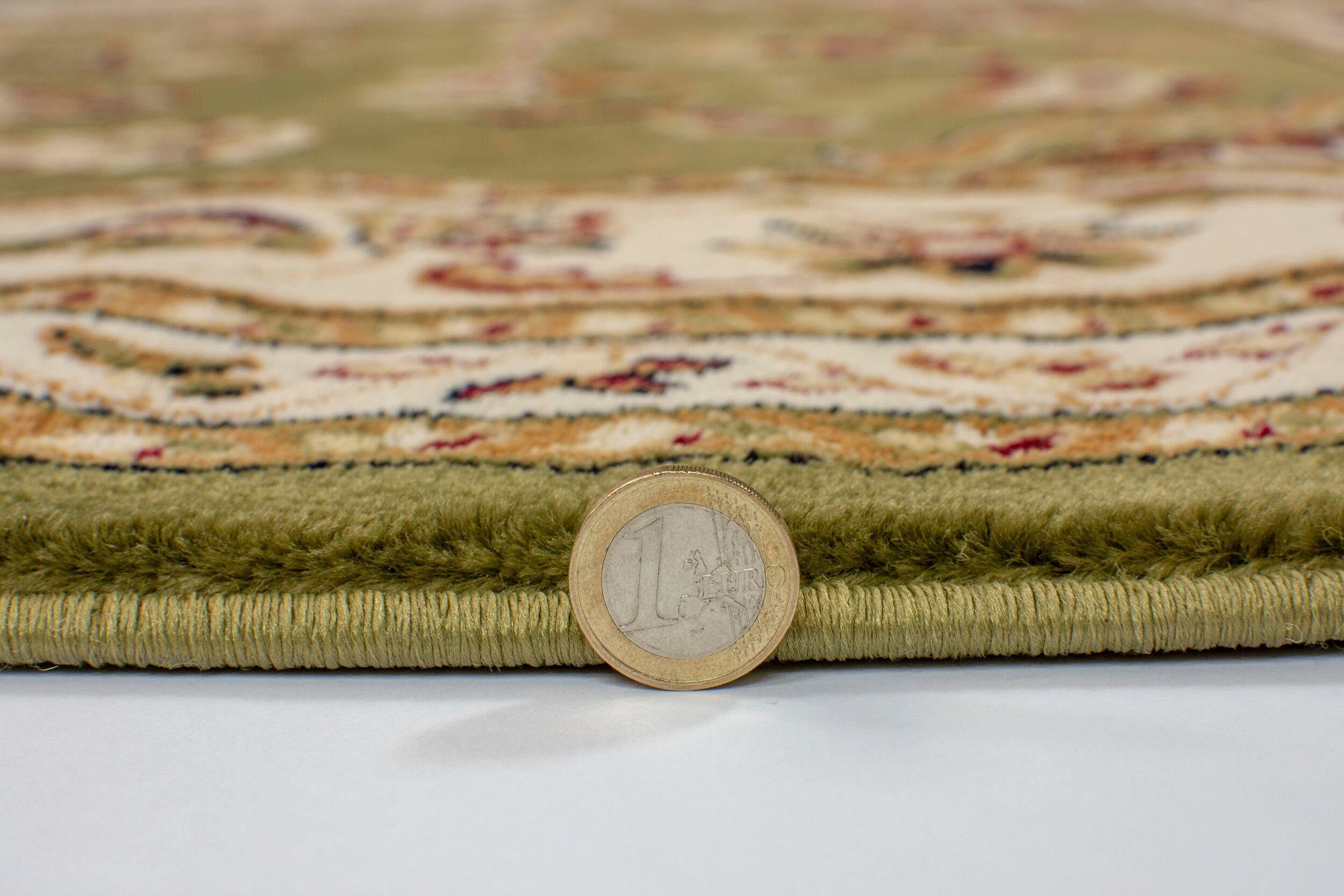 Teppich Sherborne, FLAIR RUGS, rund, Höhe: mm 8 grün