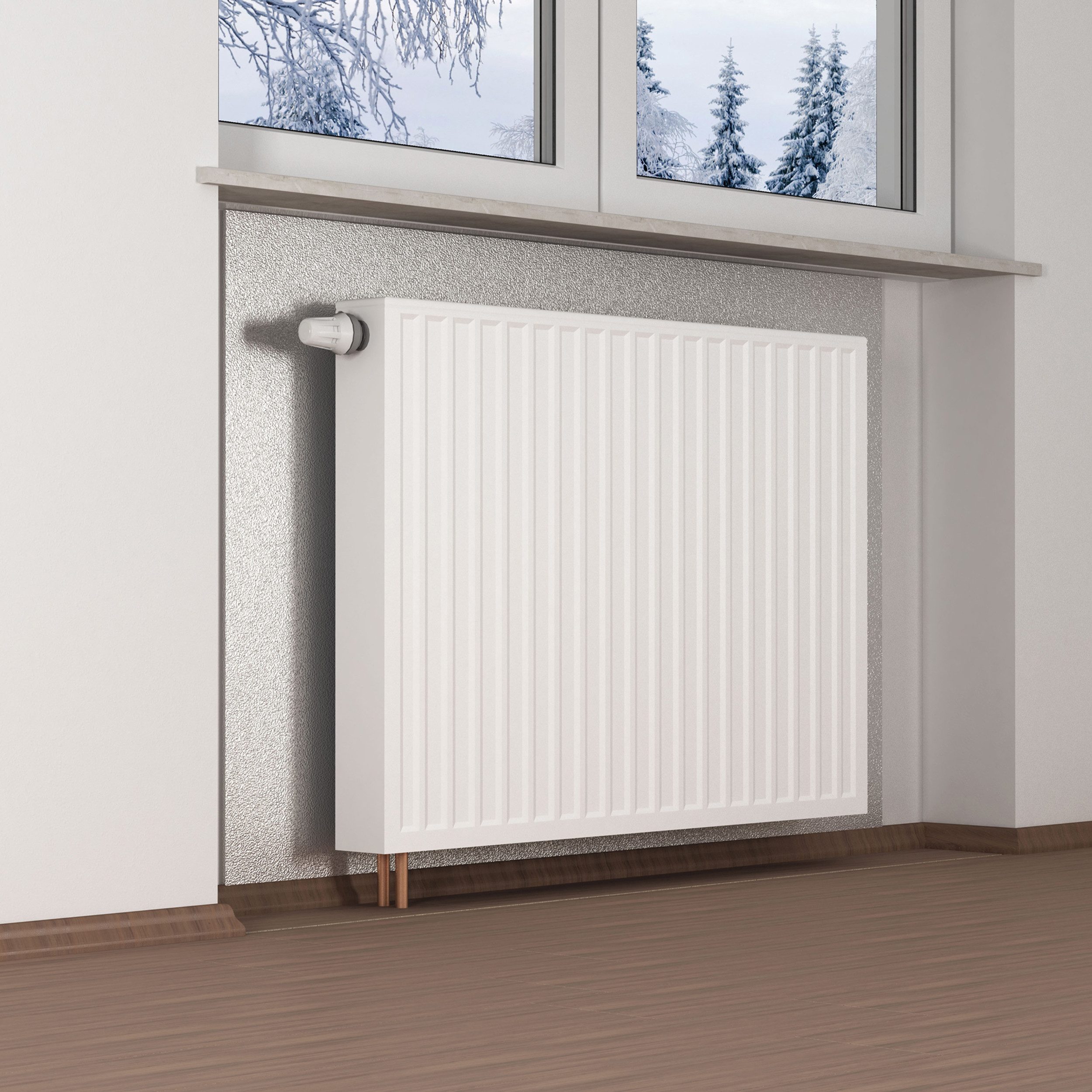 Climapor Styroporplatte Climapor Dämmplatte alukaschiert - 02 Pack (4 qm), (16-St)