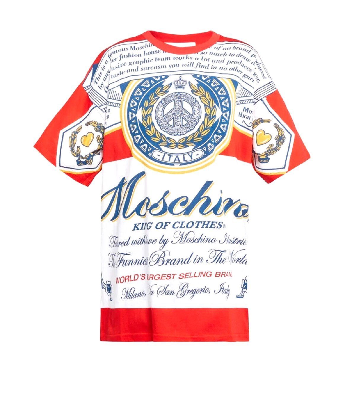 Klärung Moschino Print-Shirt Mod; T-Shirt, Moschino 3XA0779 Damen Damen T-Shirt Moschino