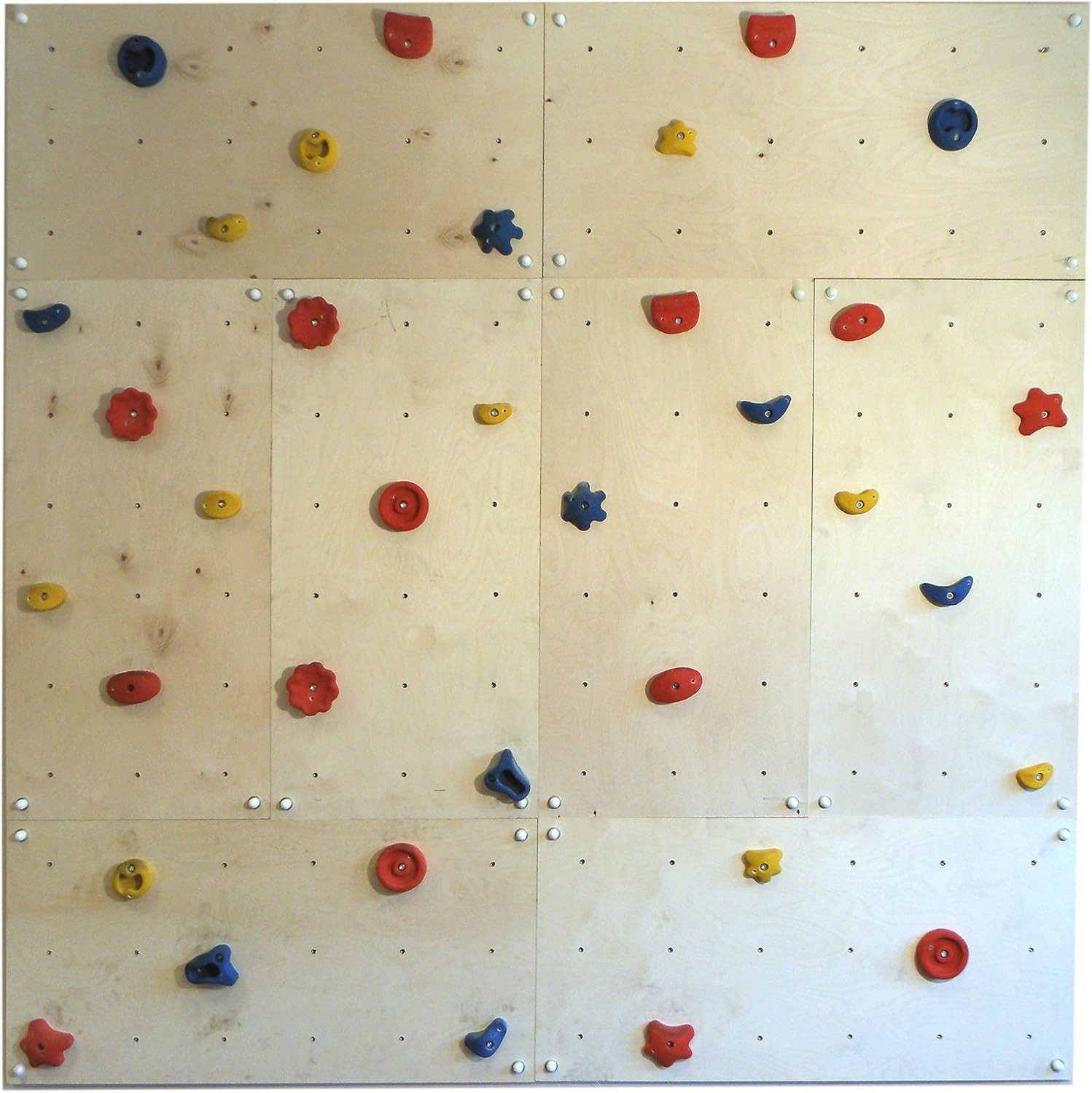 Gartenpirat Kletterwand Kletterwand Indoor mit bunten Klettersteinen und Montagematerial, (8-St)
