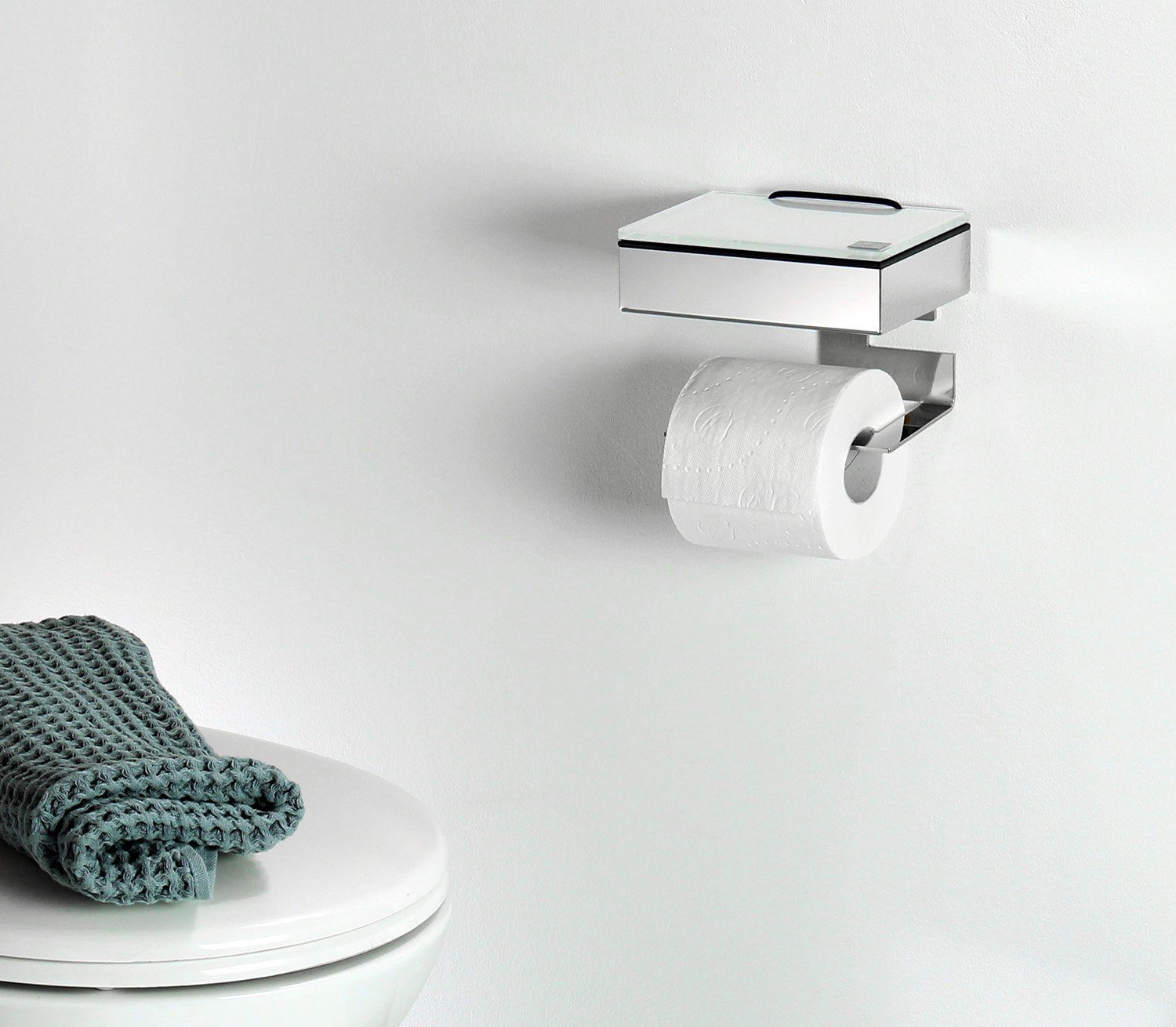Schönbeck Design Toilettenpapierhalter Toilettenpapierhalter mit Feuchttüch günstig online kaufen