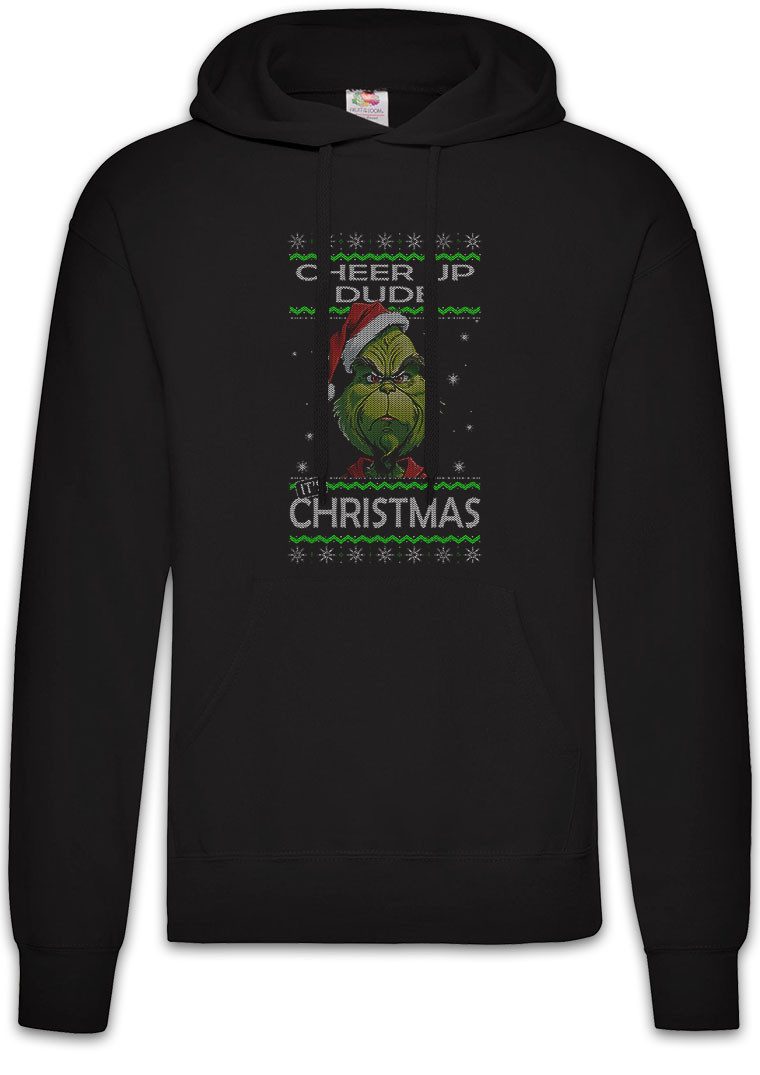 Hoodie Green Christmas Herren Hoodie Merry Santa X-Mas Claus Grinch