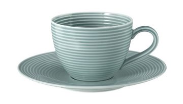 Seltmann Weiden Becher Seltmann Weiden Beat Arktisblau Kombi-Untertasse 16,5cm, Porzellan