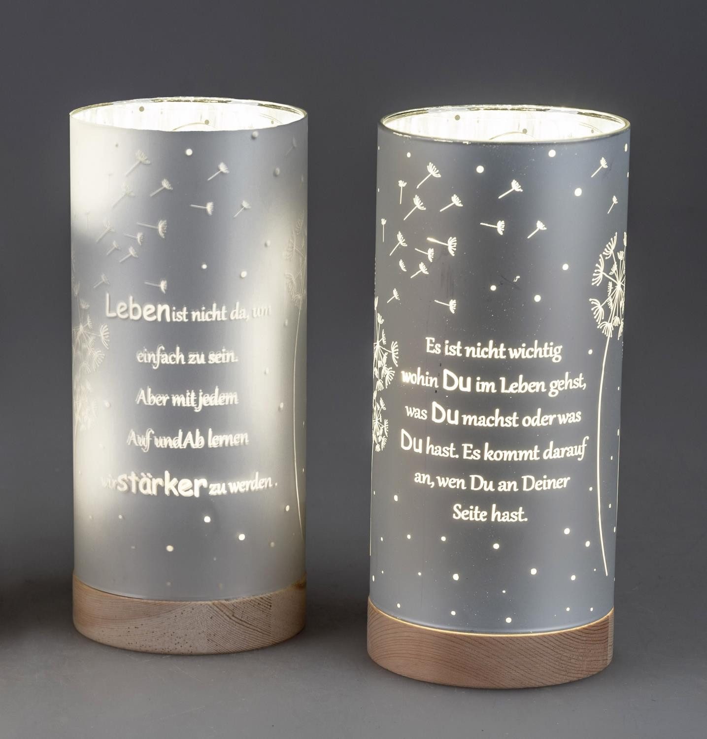 formano Nachttischlampe Sprüche, mit Timerfunktion