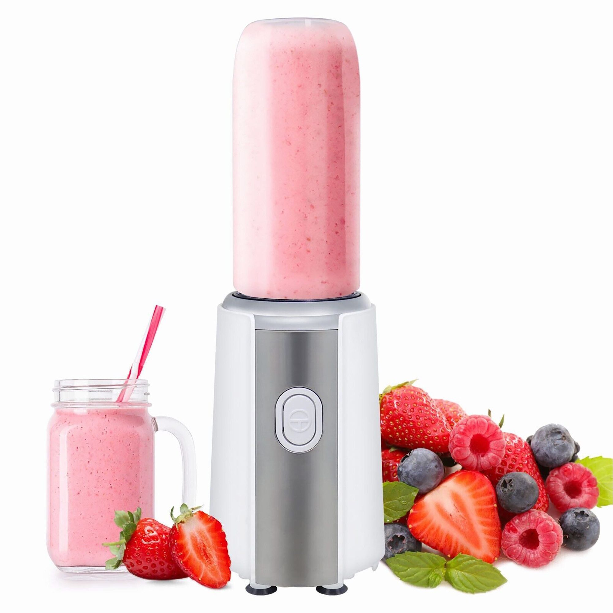 Fine Life Pro Настольные миксеры Entsafter-Mixer mit 300W Leistung und 600ml Glasbehälter, 300 W
