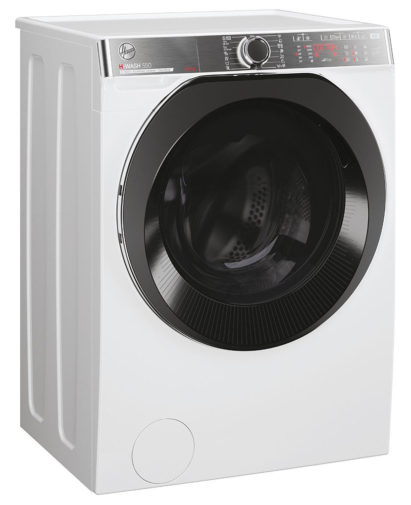 Hoover Waschmaschine H5WPBD610AMBC-S, 10 kg, 1600 U/min, Power Care, ActiveSteam, Care Dose, hOn App / Wi-Fi + Bluetooth