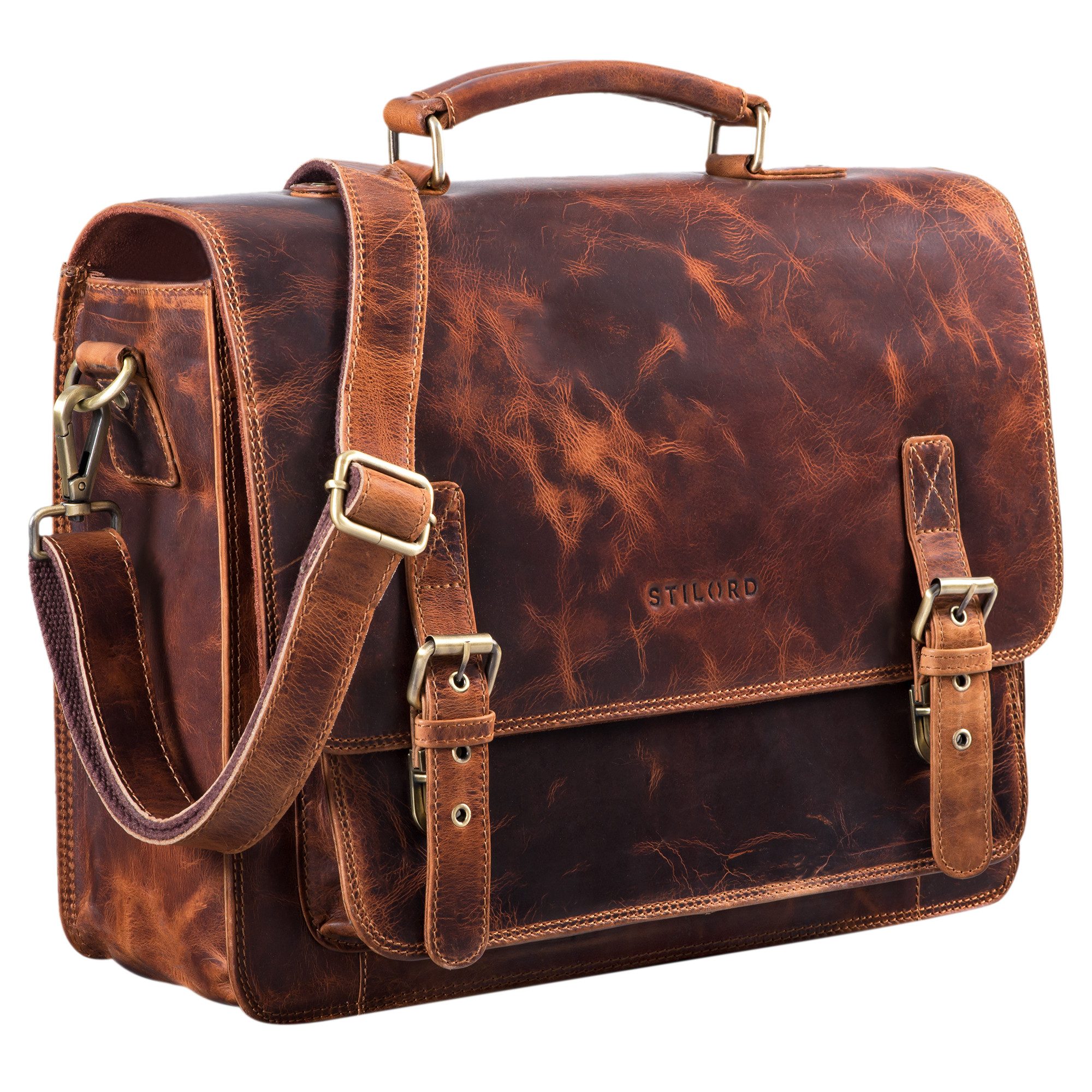 Aktentasche "James" Leder Business Aktentasche