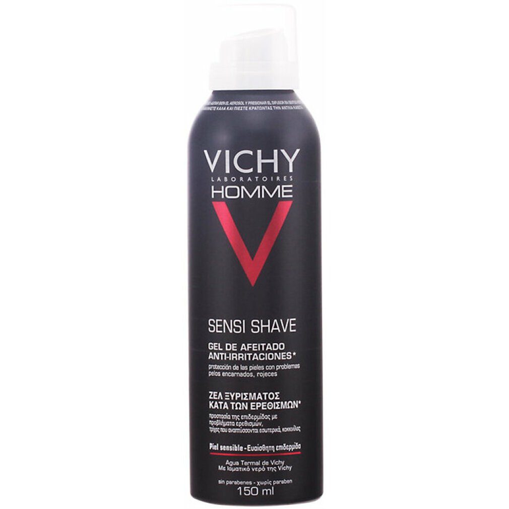 Homme ml) Gel Anti-Irritation Vichy (150 Nachtcreme Shaving Vichy Rasiergel