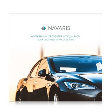 Navaris Organizer Auto Kofferraum Organizer mit Kühlfach - faltbar, 5 Fächer (1 St)
