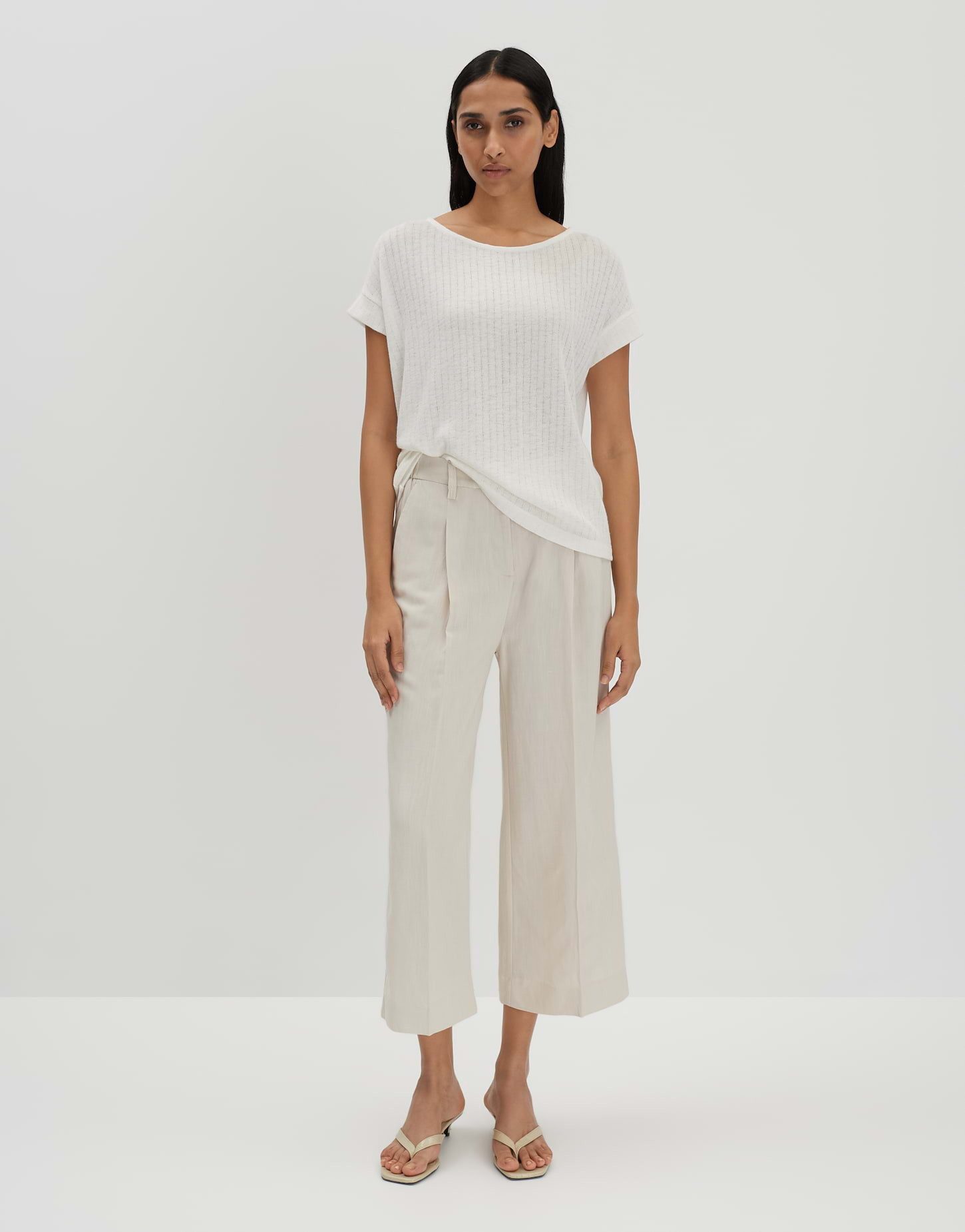 someday Kurzarmshirt KANANDI DETAIL Regular mit Cap Sleeves