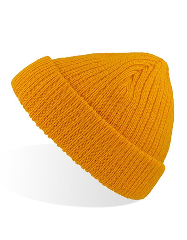 Goodman Design Mütze Beanie Yellow Docker Beanie Fisherman Nähte Sechs