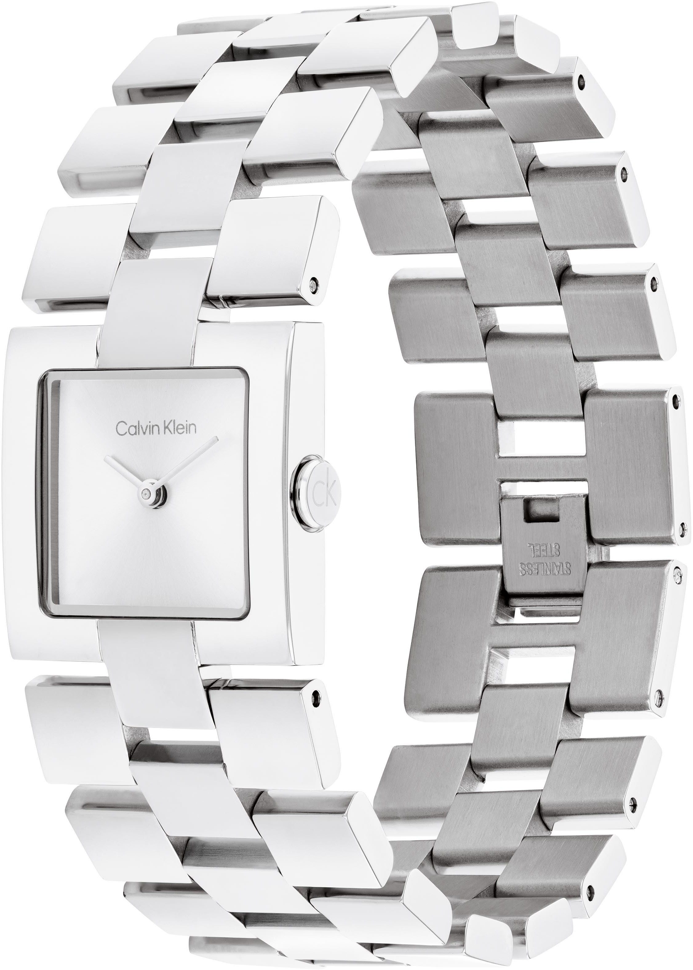 Calvin Klein Quarzuhr CK MERIDIAN 25100088, Armbanduhr, Damenuhr, Edelstahl günstig online kaufen