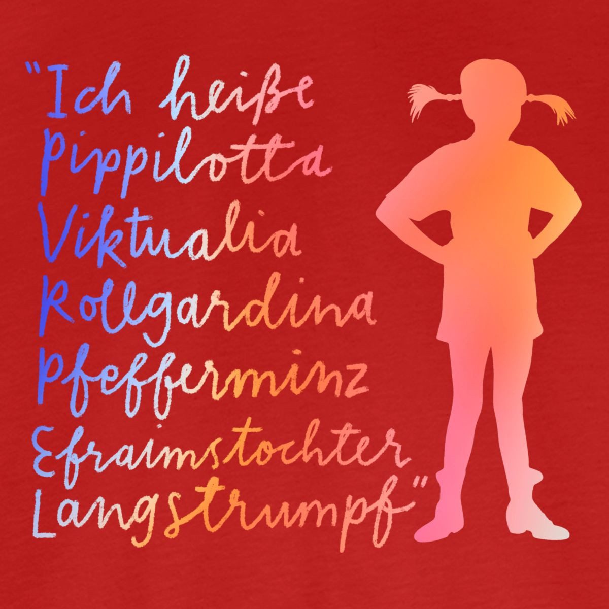 Spreadshirt T-Shirt Pippi Langstrumpf Ich Heiße … Kinder Premium Langarmshirt (1-tlg)