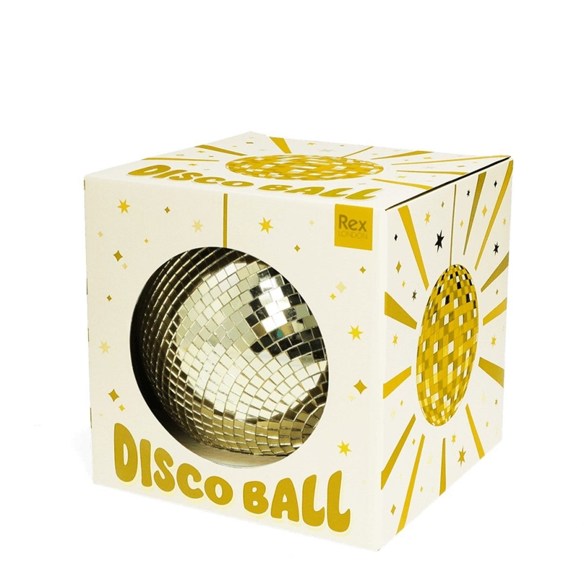 Rex London Dekokugel Discokugel mit Spiegeloberfläche, gold, verschiedene Größen