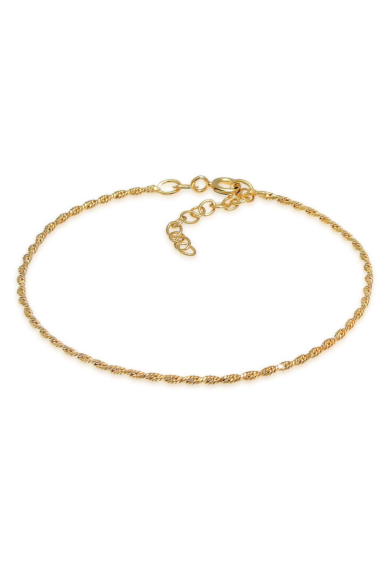 Elli Gliederarmband Gedreht Kordel Twist 925 Silber