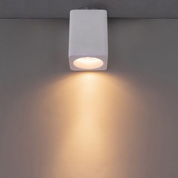 etc-shop Deckenstrahler, Leuchtmittel nicht inklusive, Deckenleuchte Deckenspot Wohnzimmerlampe 1 flammig modern