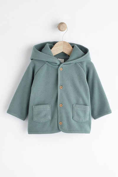 Next Kapuzenfleecejacke Kuschelige Baby Kapuzenjacke aus Fleece (1-St)