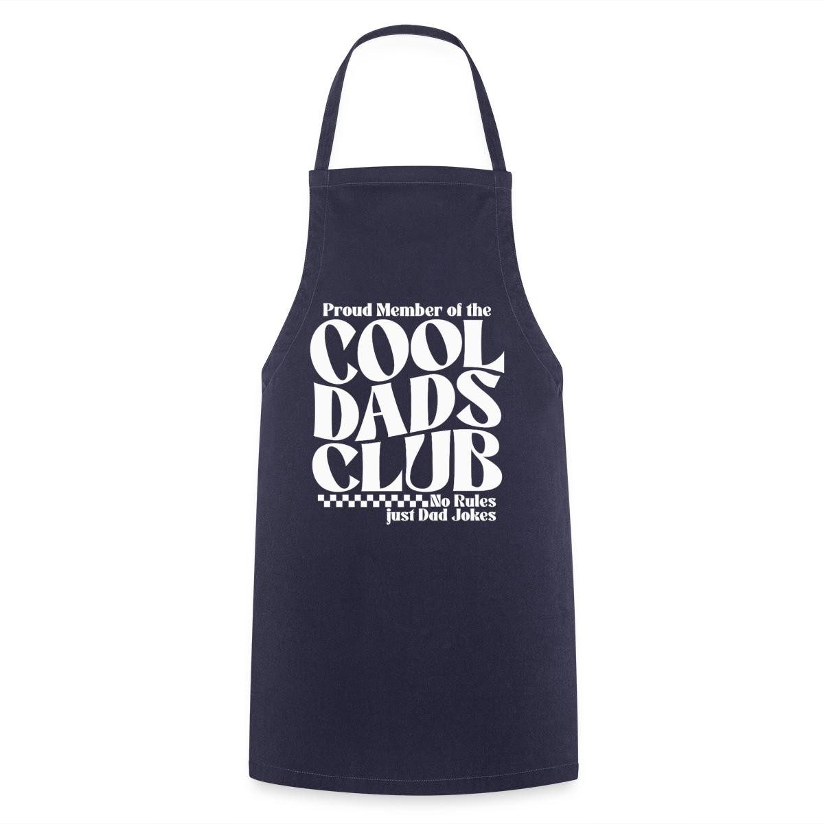 Spreadshirt Kochschürze Cool Dads Club No Rules Just Dad Jokes Kochschürze, (1-tlg)