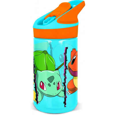 Tinisu Trinkflasche Pokemon Plastik Flasche 500 ml Trinkflasche Sportflasche