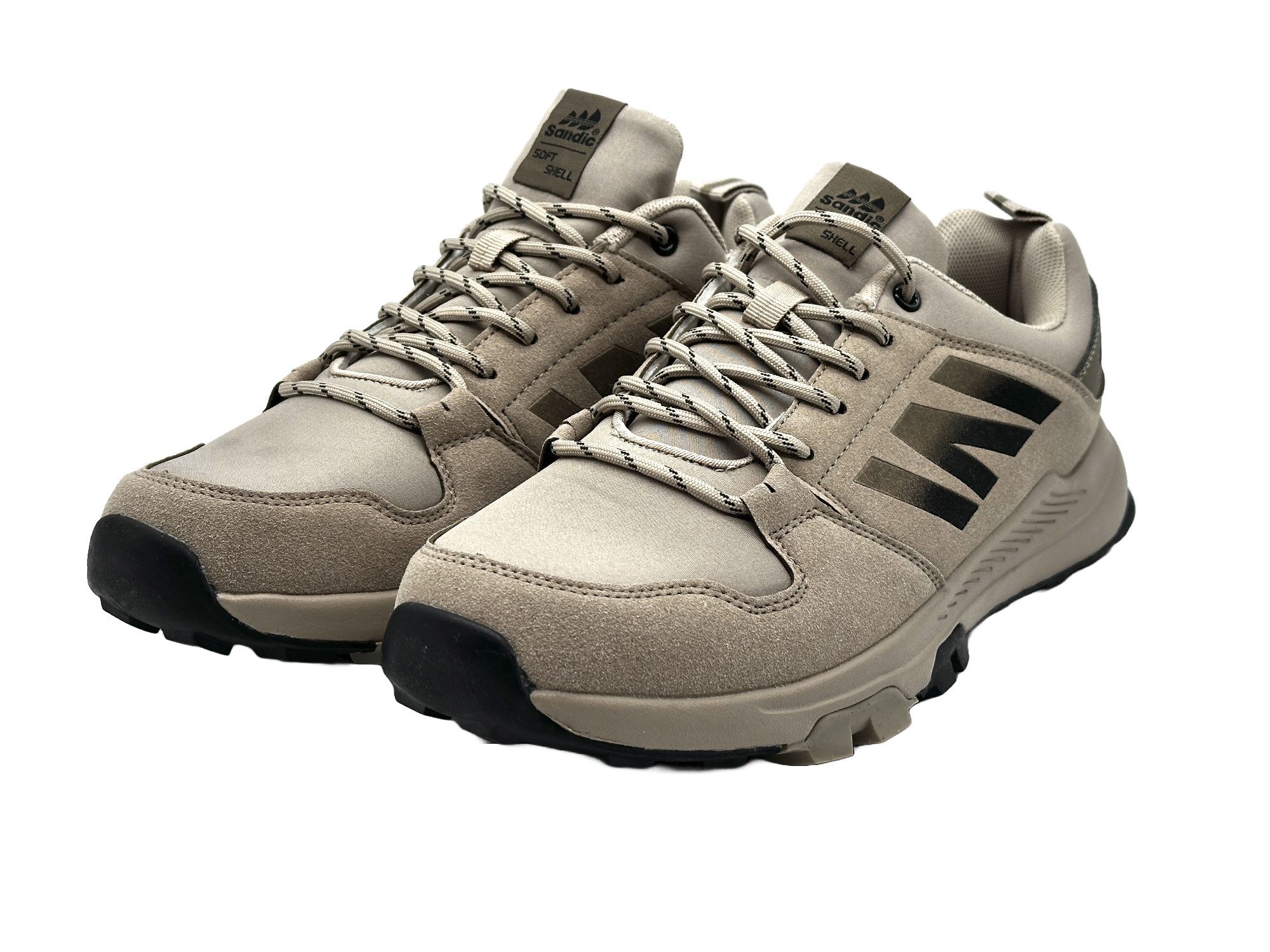 Nowaland Leichte Wanderschuhe mit wasserabweisendem Softshell und Profilsohle Wanderschuh Wasserabweisend, atmungsaktiv und rutschhemmend – ideal für Outdoor
