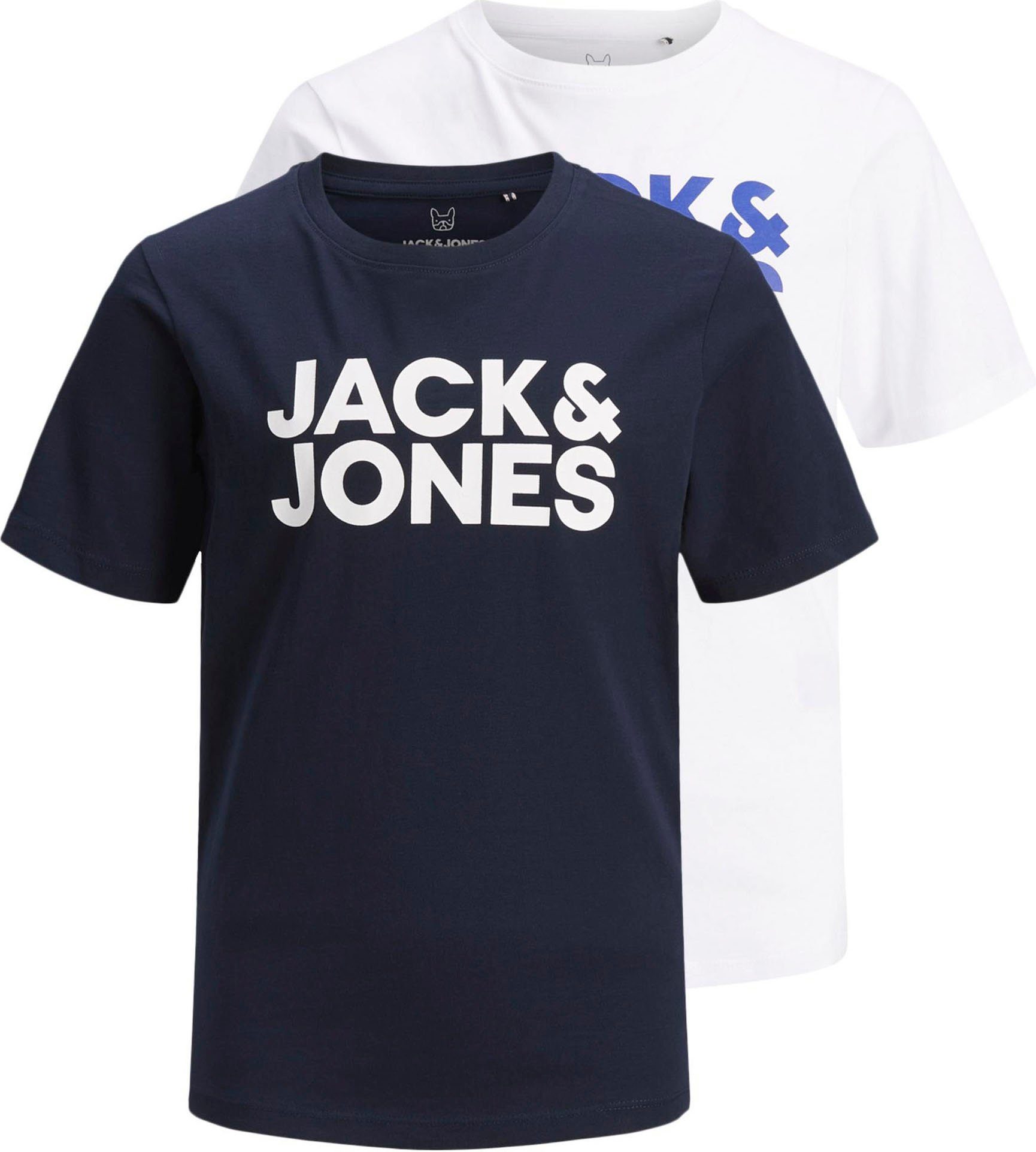 Jack & Jones Junior 2-tlg) (Packung, T-Shirt