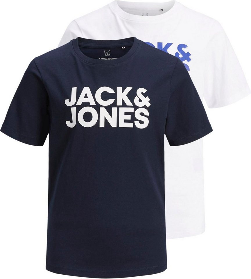 Jack & Jones Junior T-Shirt (Packung, 2-tlg), 2er Packung T-Shirts von  Jack&Jones Junior für Jungen
