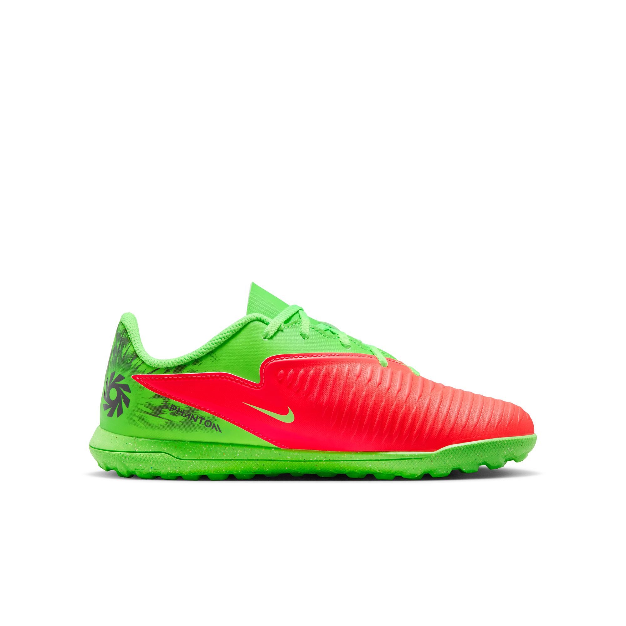 Nike JR PHANTOM 6 LOW CLUB TF EH Fußballschuh für synthetische Hartplätze, Erling Haarland, für Jugendliche & Kinder