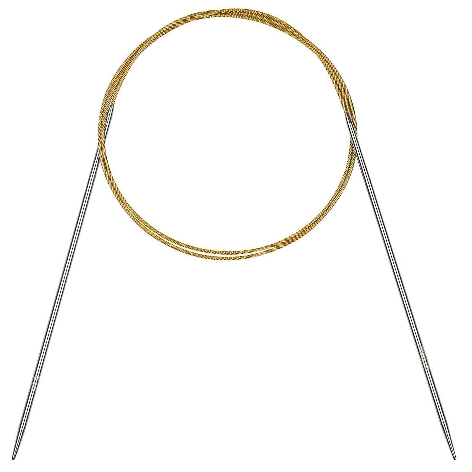 LuxusKollektion Rundstricknadeln Rundstricknadel Edelstahl 2.75mm 100cm, 1 St.