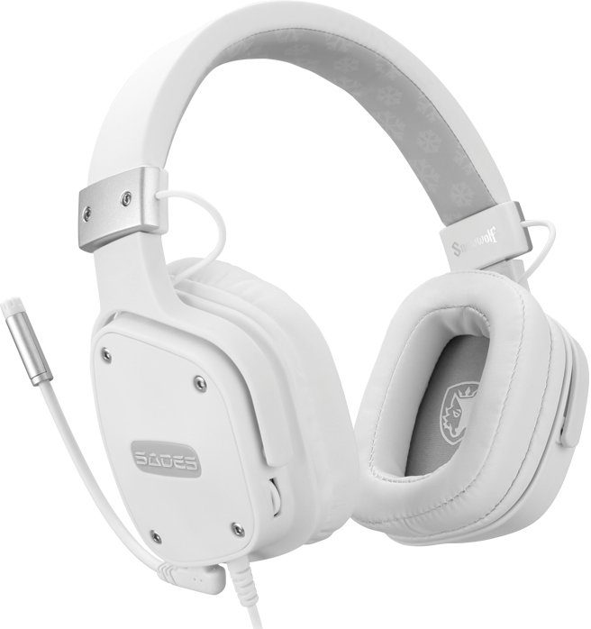 (Mikrofon Sades Snowwolf abnehmbar) SA-722S Gaming-Headset