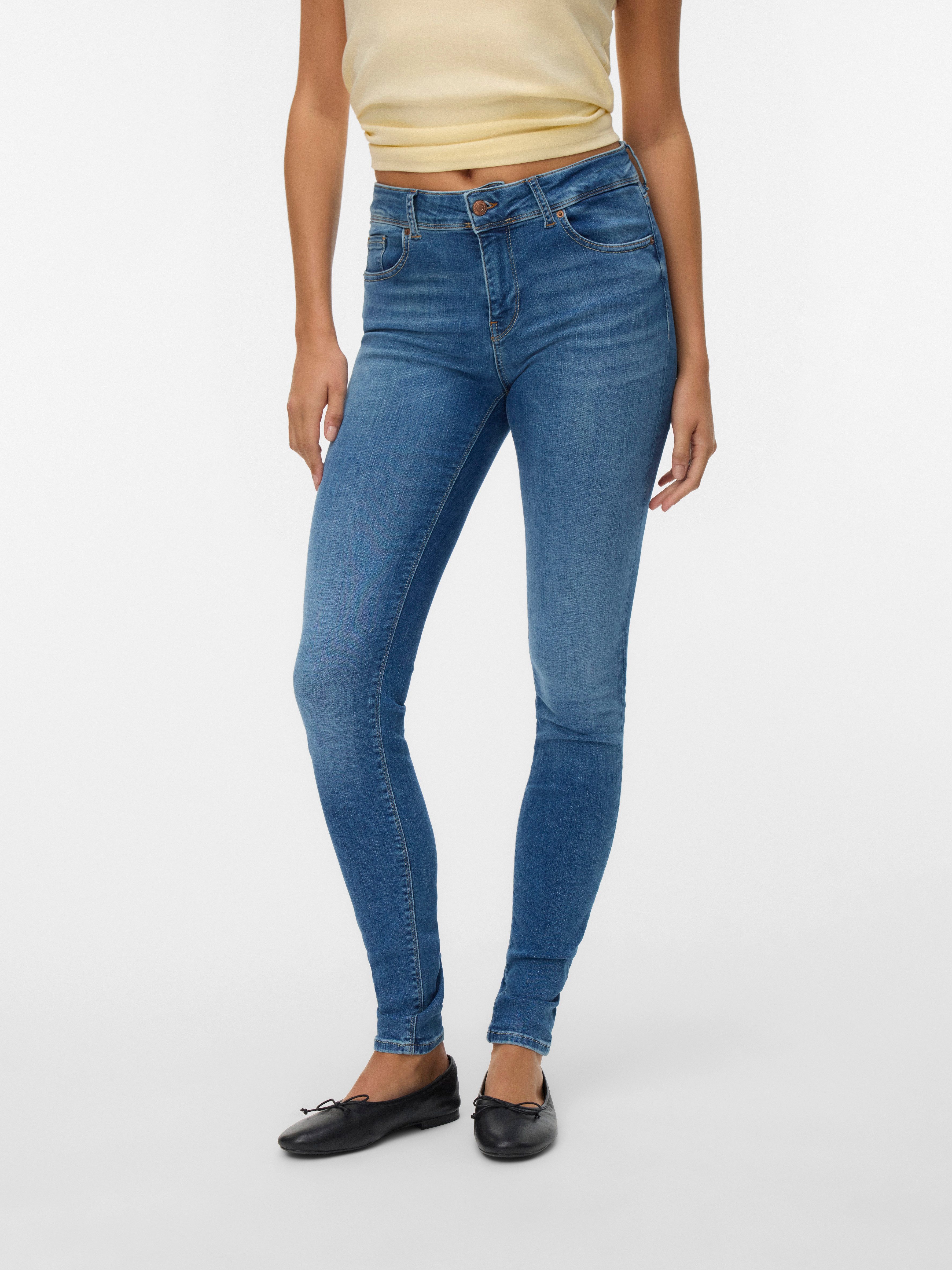 Vero Moda Skinny-fit-Jeans VMLUX MR SLIM
