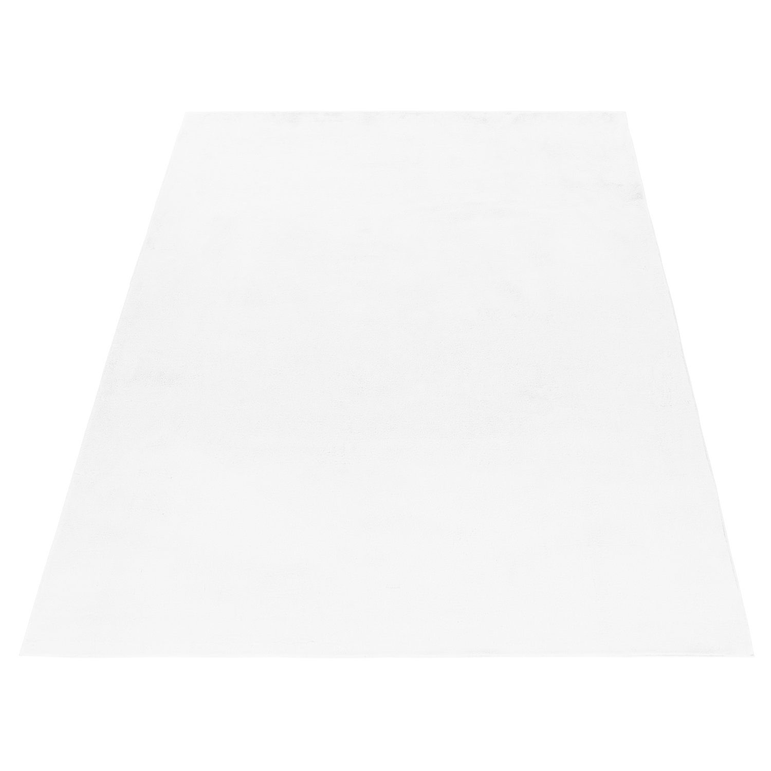 Teppium Teppich Unicolor - Einfarbig, Rechteckig, Höhe: 20 mm, Teppich Wohnzimmer Einfarbig Shaggy Modern Flauschiger Felloptik Weich