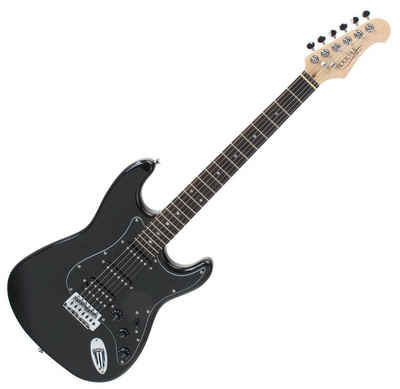 Rocktile E-Gitarre Pro ST60 elektrische Gitarre, ST-Style, Vintage String Thru Tremolo