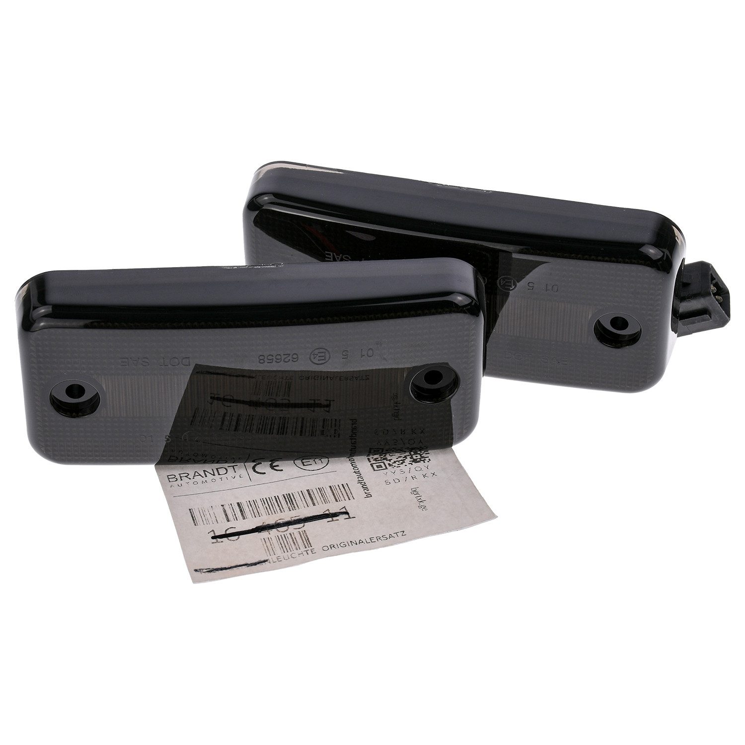 BRANDT AUTOMOTIVE KFZ-Ersatzleuchte KFZ Seitenmarkierungsleuchten LED Seiten Blinker Schwarz, für DAF 105 XF I (Sattelzug/Chassis) (AB 10.05); 85 I (07.92-02.9...