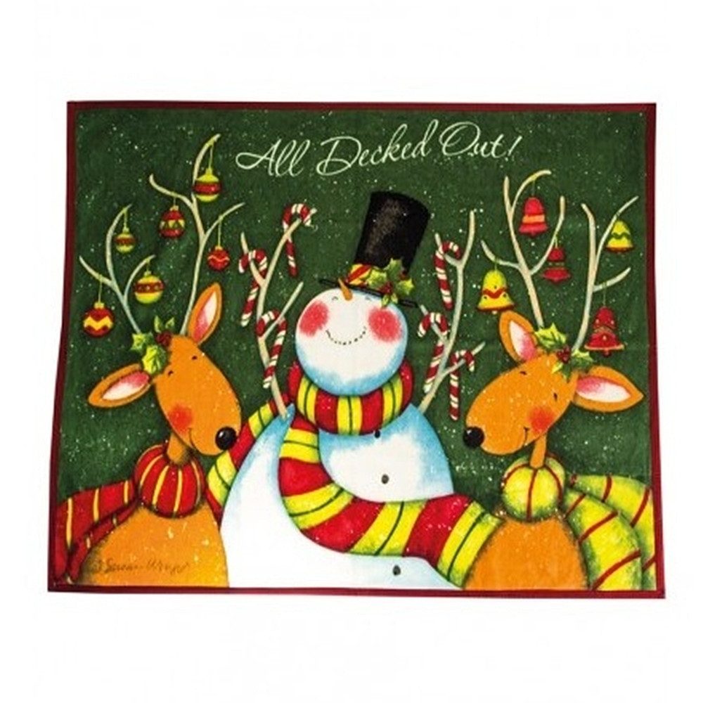 Wohndecke - kuschelweiche Fleece-Decke ALL DECKED OUT ca. 1,6 x 1,3 m, Heaven Sends, weiche Kuscheldecke