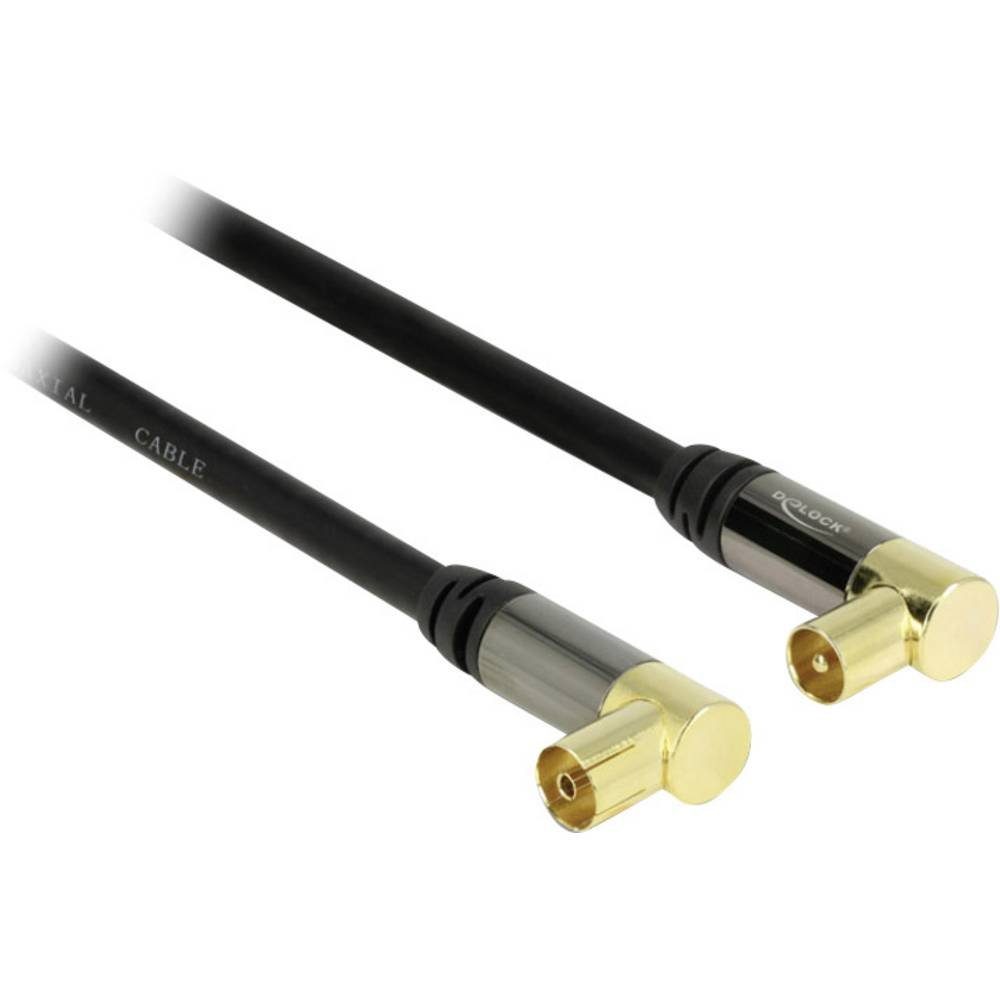Antennenkabel Koax Stecker zu Koax Buchse 1 m, SAT-Kabel