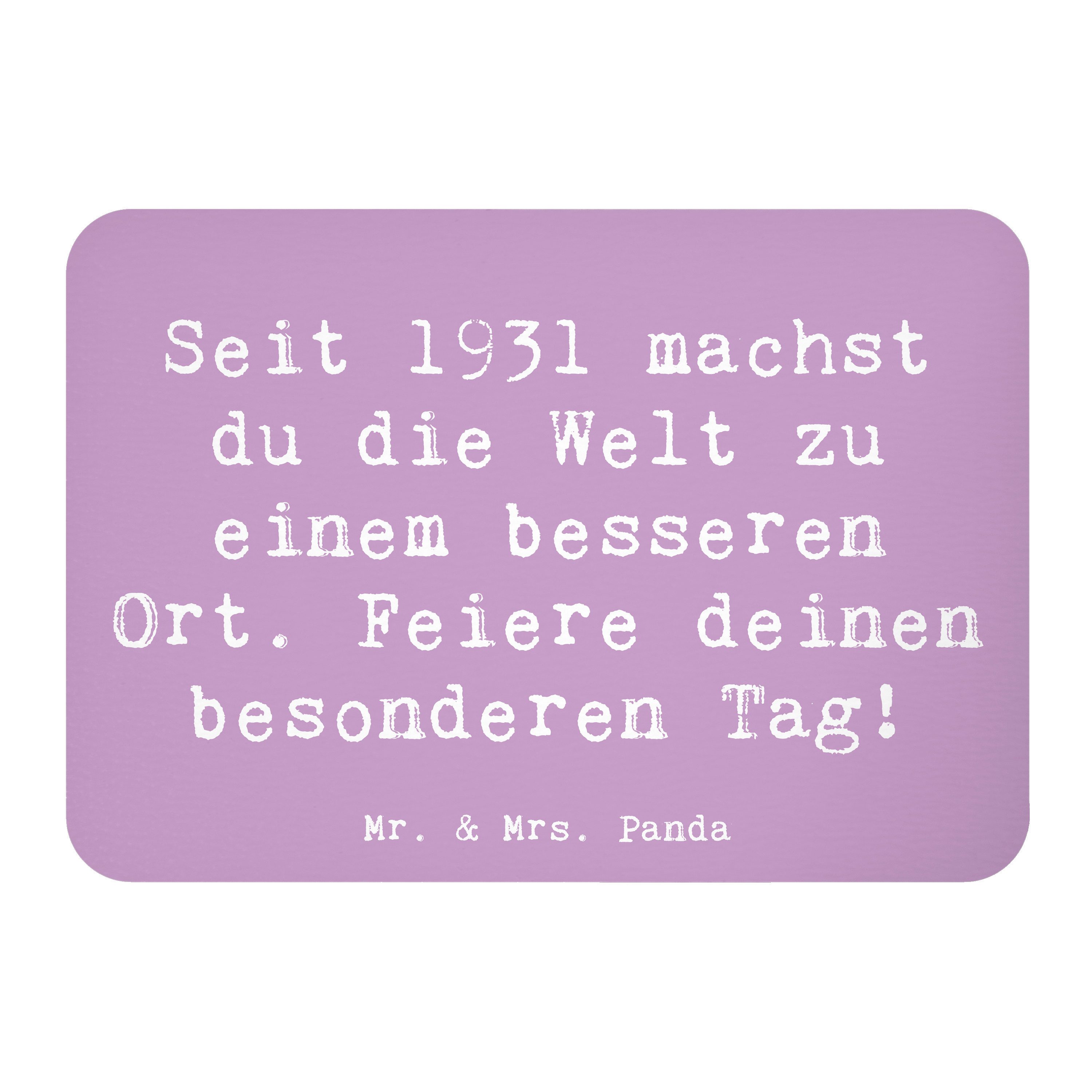 Magnet Spruch 1931 Geburtstag - Lavendeltraum - Geschenk, Geburtstag 1931, h