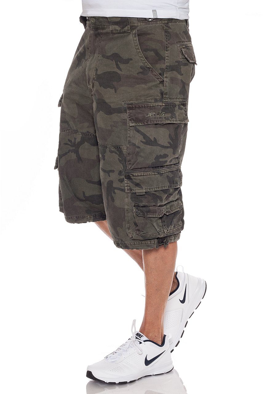 Jet Lag Cargoshorts 007 B Short mit Tarnmuster günstig online kaufen
