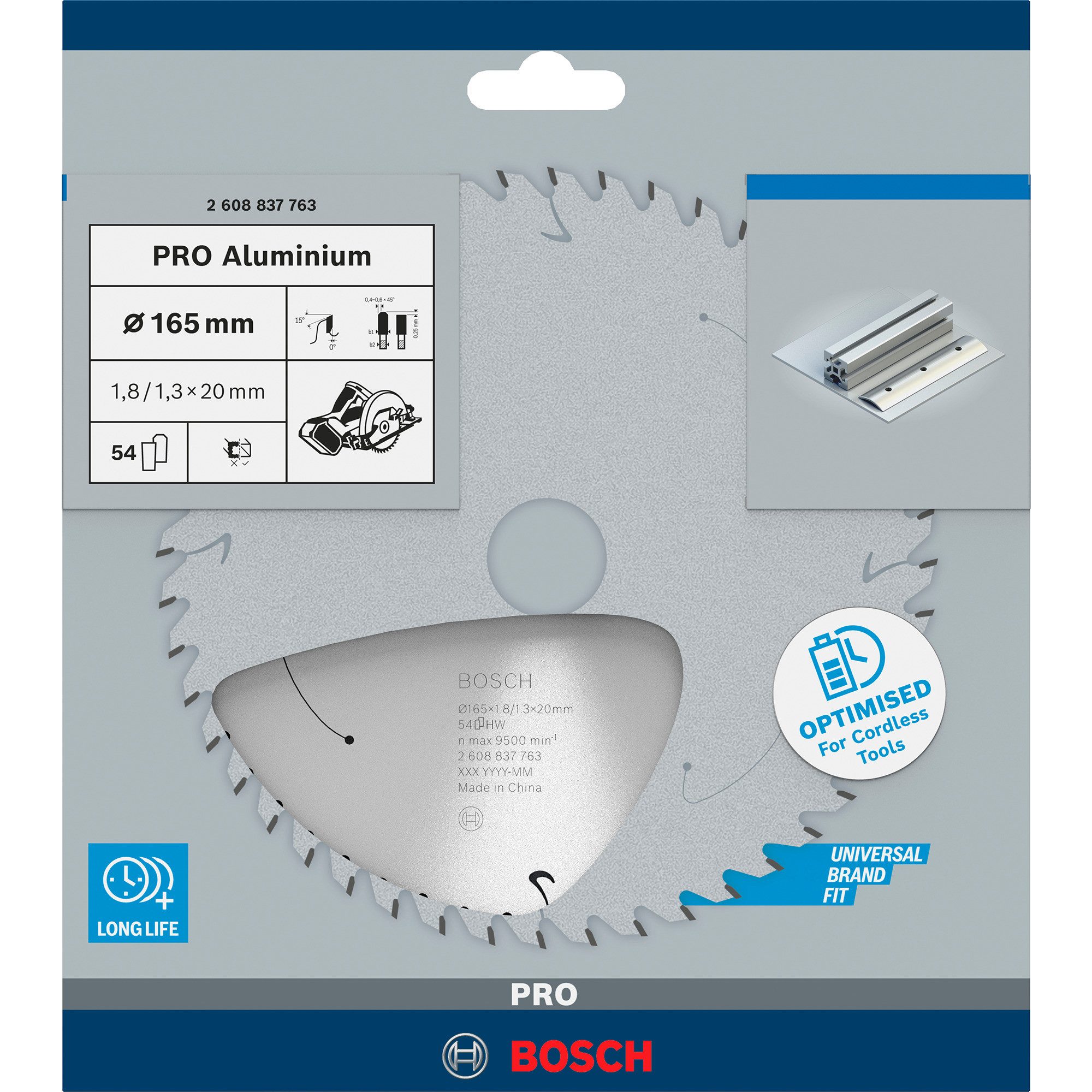 Bosch Professional Sägeblatt Bosch Professional PRO Aluminium cordless
