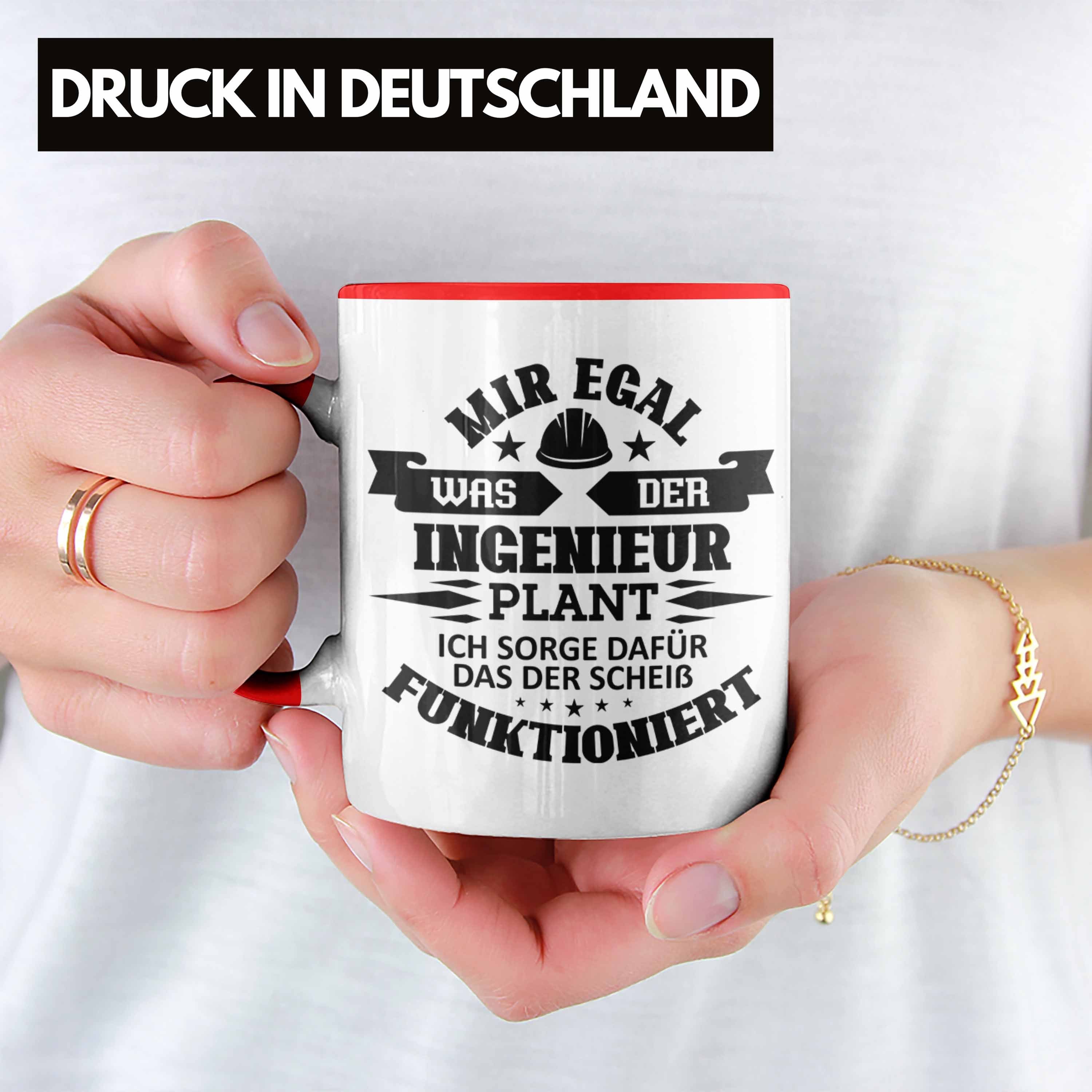 Tasse Trendation - Tasse Geschenk Fräser Zerspanungsmechaniker Zerspaner Rot Trendation und