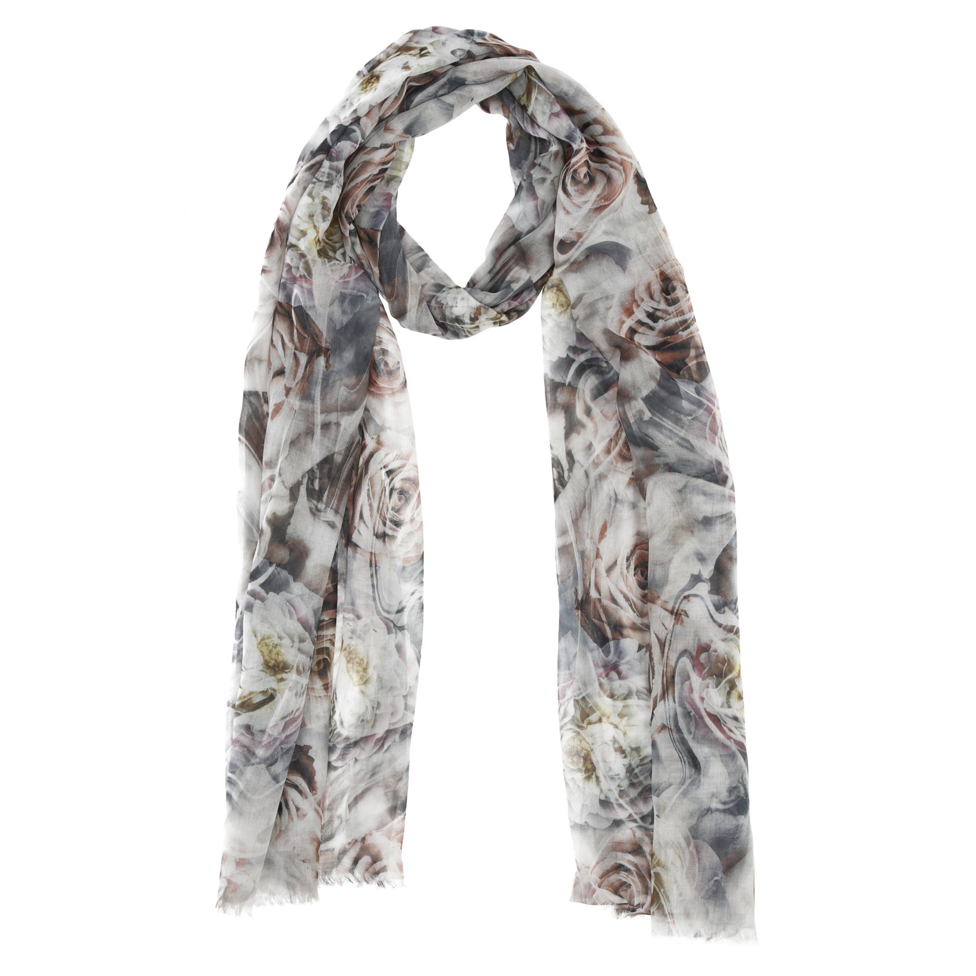 JcvPot Schal Leopardenmuster Damen - Weiches Bali-Viskose Tuch 90x180cm Als Stola & Wrap