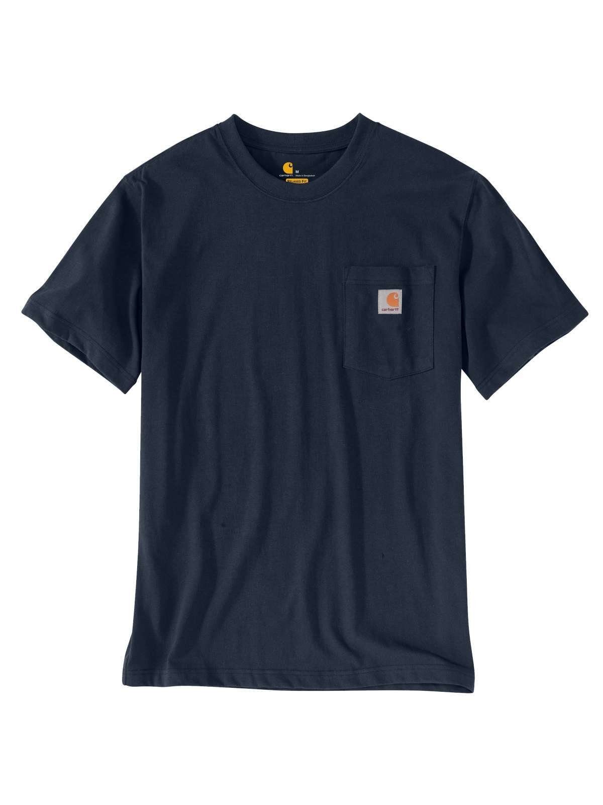 Carhartt T-Shirt schwarz NAVY Pocket Carhartt T-Shirt Herren
