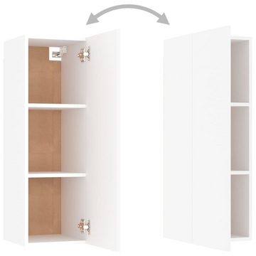 furnicato TV-Schrank 5-tlg. TV-Schrank-Set Weiß Holzwerkstoff