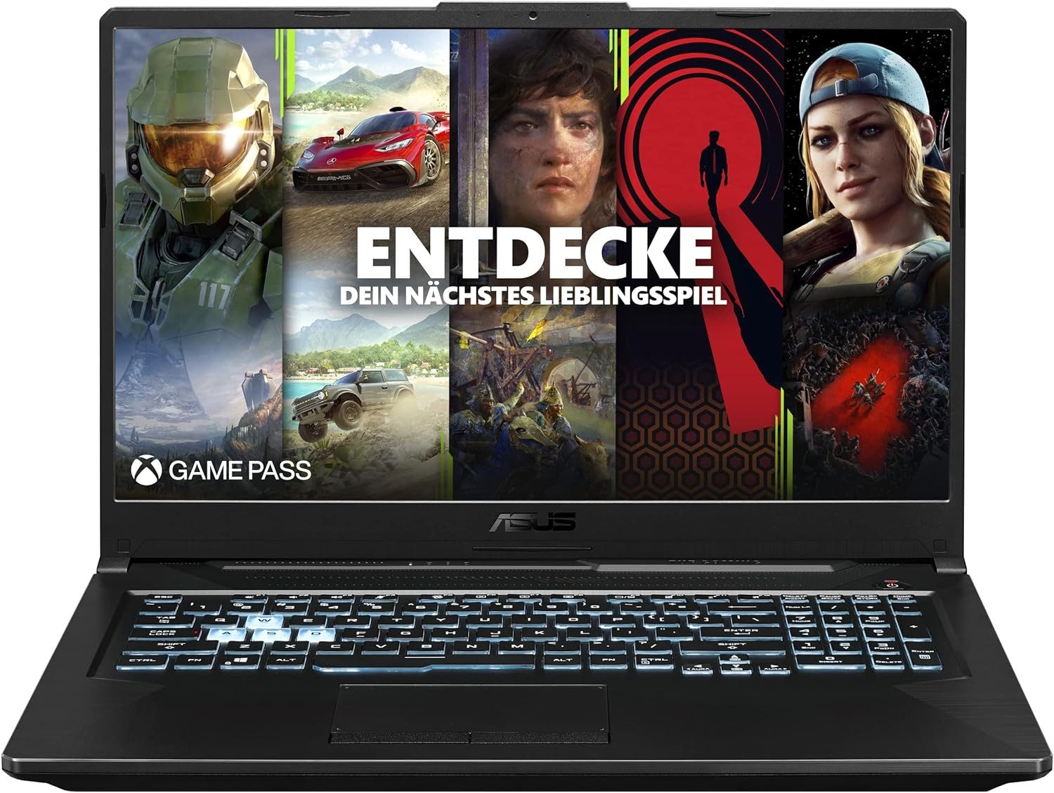 Asus TUF A17 Gaming-Notebook (AMD, GTX 1660Ti, 512 GB SSD, FHD, 1920x1080, IPS-Level, 144 Hz) Bonfire Black/QWERTZ)