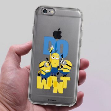 DeinDesign Handyhülle Minions Banane Film Minions Do Want, Apple iPhone 6 Silikon Hülle Bumper Case Handy Schutzhülle