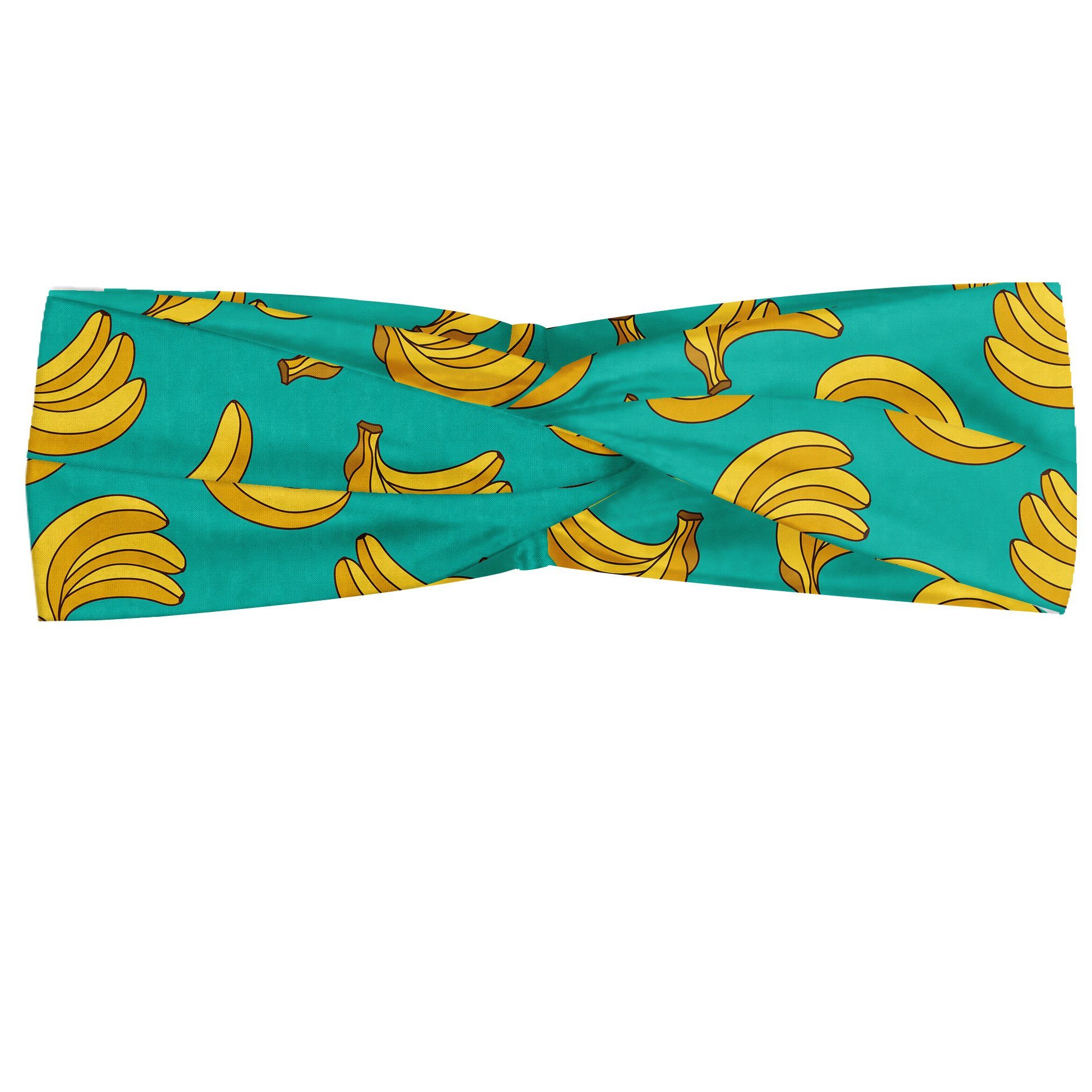 Abakuhaus Stirnband Elastisch und Angenehme alltags accessories Banane Tropic Fruit Vivid