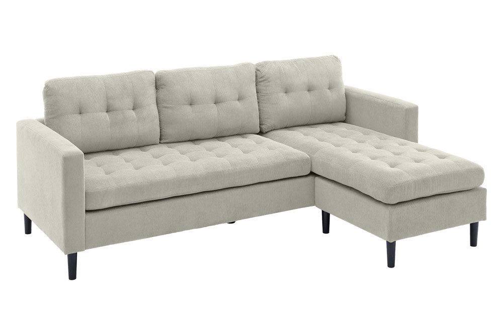 riess-ambiente Ecksofa STOCKHOLM 220 cm greige günstig online kaufen