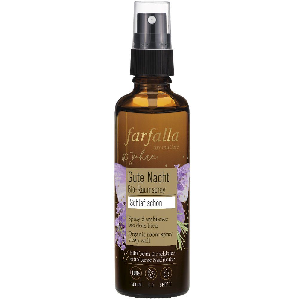 Farfalla Essentials AG Raumduft Schlaf schön Lavendel Raumspray, 75 ml